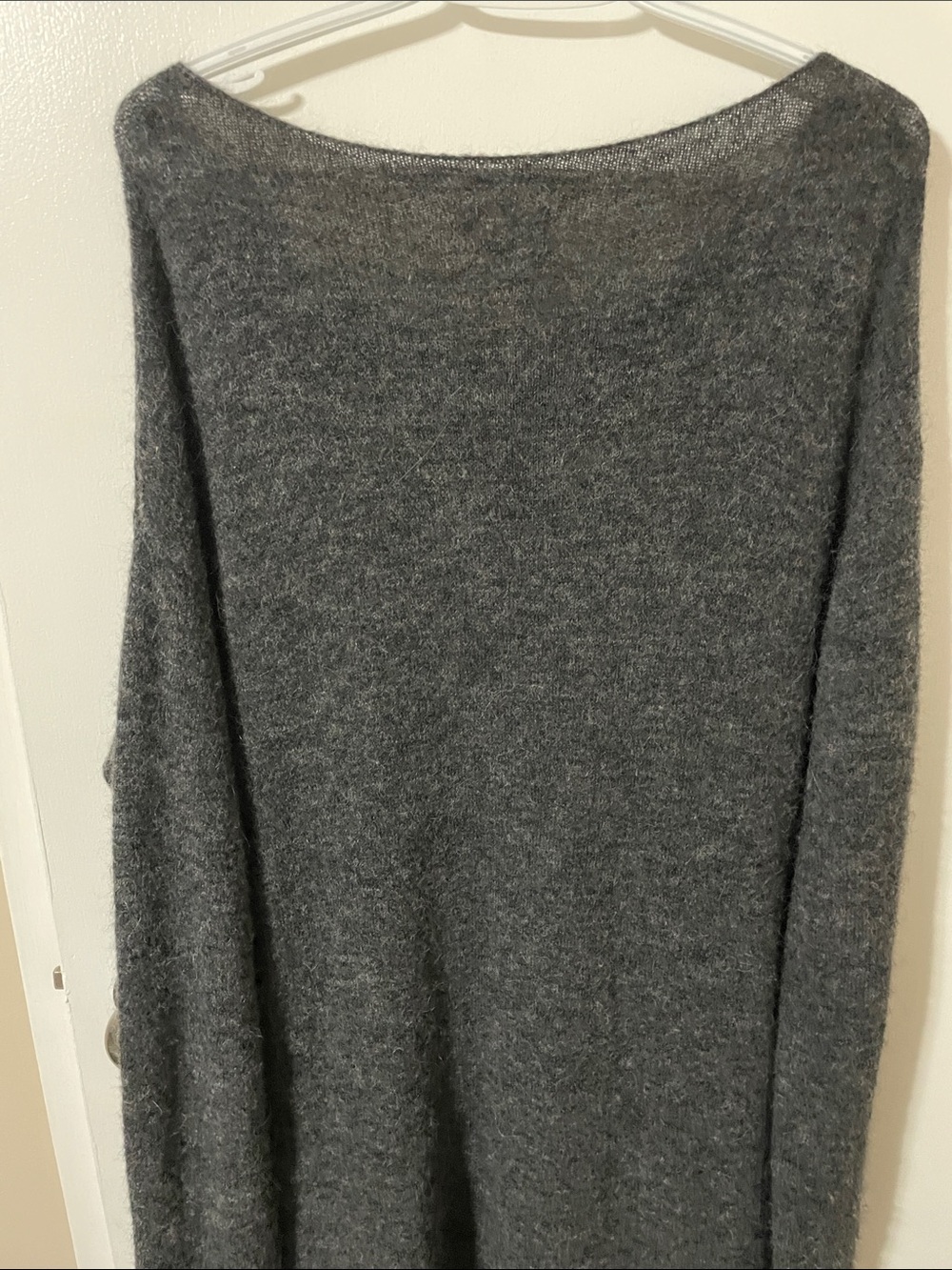 Wilfred Free Charcoal Long-Sleeve Pocket Sweater Dress Size Medium - Picture 9 of 10
